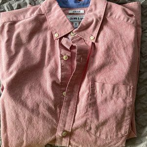 Pink Crown & Ivy Dress Shirt Medium Stretch Fit